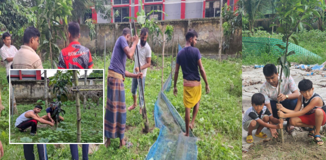 দৌলতপুর থানা পুলিশের উদ্যোগে বৃক্ষরোপণ কর্মসূচি পালিত